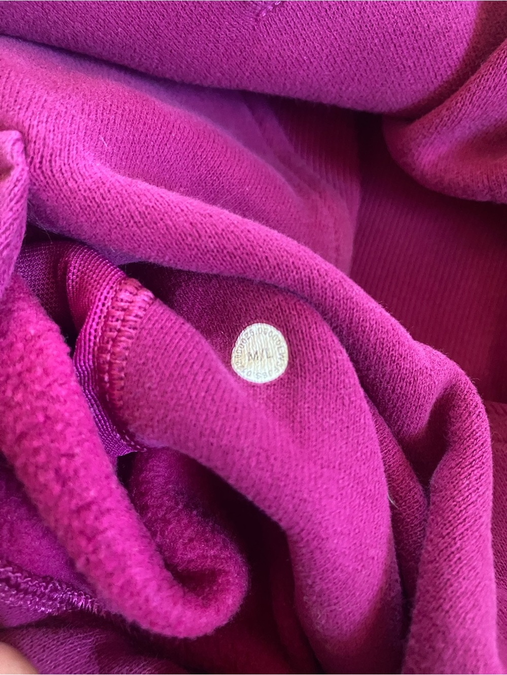 Lululemon Scuba Magenta Quarter-Zip Pullover Sweatshirt - Picture 2 of 2